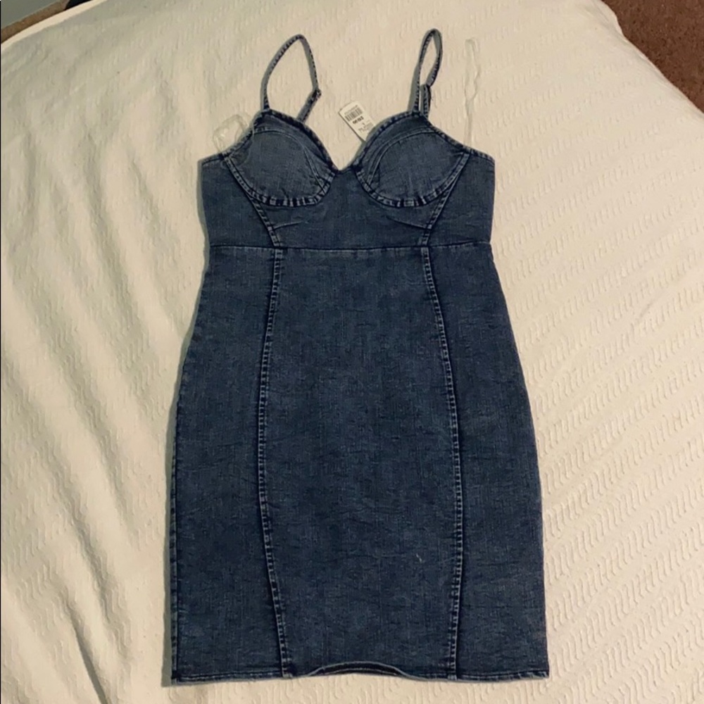 denim dress